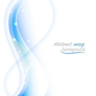 Vector de fondo abstracto azul líneas onduladas  eps