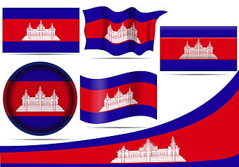 Kambodscha Flaggen svg ai