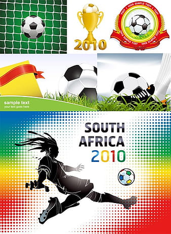 World Cup 2010 album eps ai vector