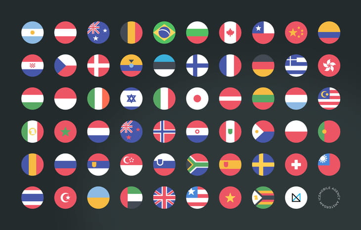 Country Flags Icon Set Psd Vector Uidownload