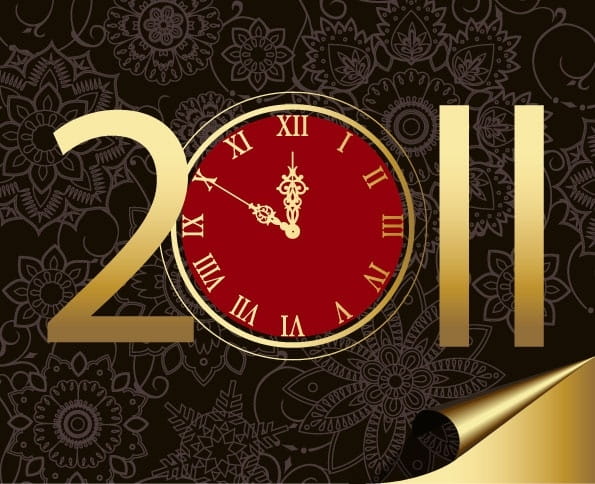 2011 clock pattern vector eps