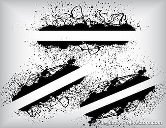 Grunge Splash Banners ai vector