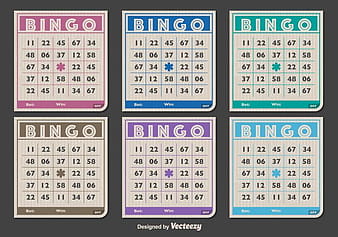 Classic Bingo cards ai vector