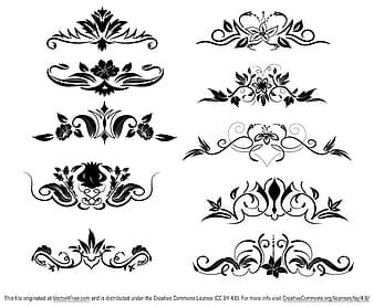 Ornament Vector Elements eps