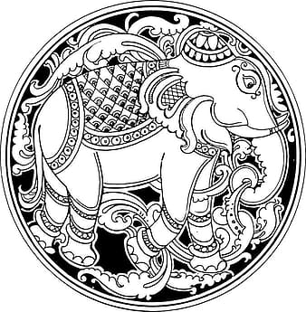 Elephant eps vector