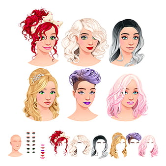 Fashion female vector eps