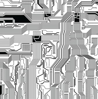 Circuit board pattern vector ai eps