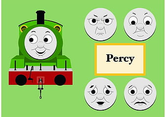 Thomas the Tank Engine Free Vector'dan Percy ai