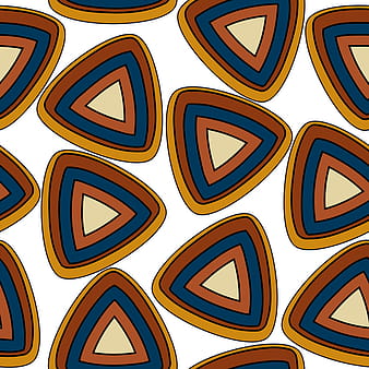 Seamless pattern with triangular elements vector ai eps