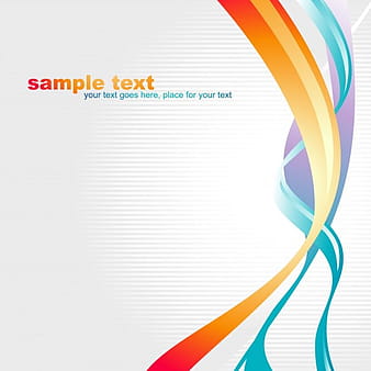 Fondo abstracto con formas onduladas de colores eps