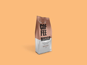 Coffee Bag PSD Mockup psd vector