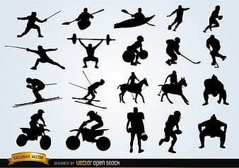 Sport silhouettes pack