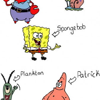 Spongebob Squarepants And Friends svg vector