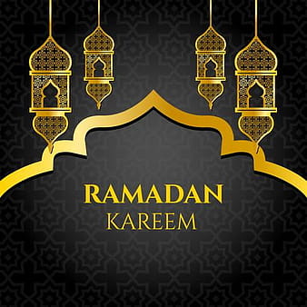 Gold Ramadan Kareem Vector svg eps