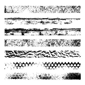 Set of grunge brushes eps vector