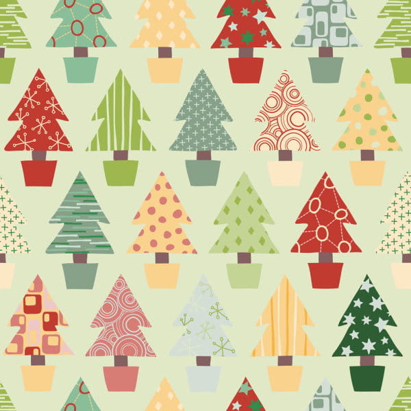 Different christmas elements pattern vector eps