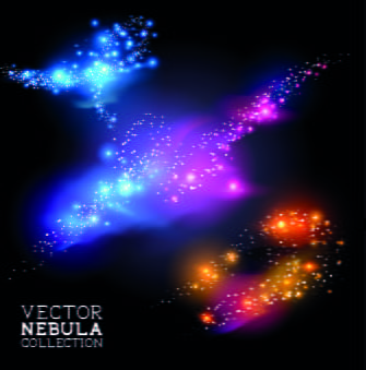 Firework objects vector design eps