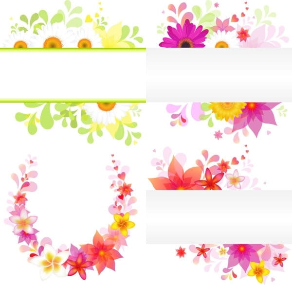 Flower pattern vector eps