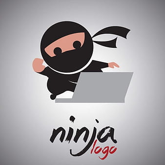Ninja logo eps vector