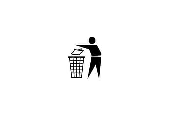 No tirar basura icono de vector ai
