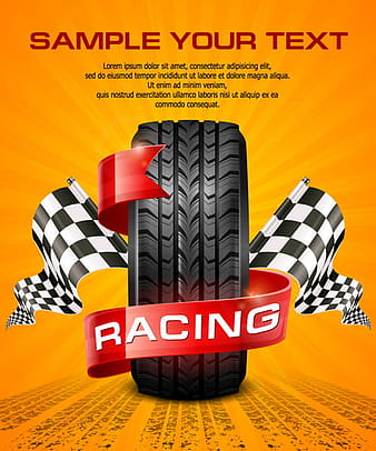 Racing poster creative vector eps ai