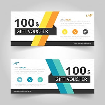 Creative gift voucher banner templates eps vector