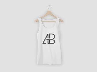 Ücretsiz 5K Tank Top Mockup PSD psd